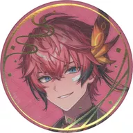 Wen Akagi "Virtual YouTuber Niji-Niji-Yokai Manzo Random Japanese Paper Style hot stamping metal badge A Group"