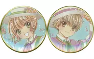 Kinomoto-zakura & Li Xiaolu 25th anniversary metal badge set "Cardcaptor Sakura"