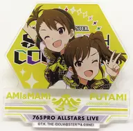 双海亜美＆双海真美 公式プロデュースバッジ 「THE IDOLM＠STER 765PRO ALLSTARS LIVE SUNRICH COLORFUL」