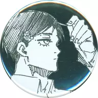 Rin Itoshi (black and white / facing right) "Blue Rock Exhibition Character Badge Collection Vol. 2 Rin Itoshi"