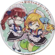 花園ゆりね＆邪神ちゃん 缶バッジ 「邪神ちゃんドロップキック」 AKIBA限定