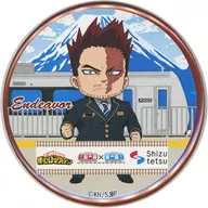 Endeavor "MY HERO ACADEMIA × Shizuoka Railway metal badge (Deformed Ver.)"