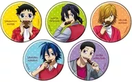 5-type set "YOWAMUSHI PEDAL LIMIT BREAK metal badge 37. Valentine ver."