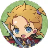 Swordman metal badge (Mini Character illustration) "eeo KUJI World Tree Labyrinth I ・ II ・ III HD REMASTER" E-1 Prize