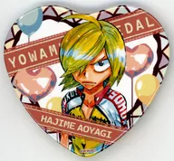 Hajime Aoyagi "Commemorating the 15th anniversary of this series! YOWAMUSHI PEDAL Exhibition : Heart-shaped metal badge"