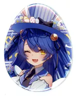 Amenomiya Kokoro egg-shaped face metal badge "Virtual YouTuber Niji-sanji Niji-sanji Easter 2024"