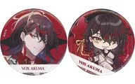 Vox Akuma metal badge Set "Virtual YouTuber Ni Jisanji NIJISANJI EN AR LIVE" COLORS ""