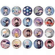 20-kind set "Tsurugi Ranmai Waku Waku Honmaru Stamp Capsule metal badge Collection"