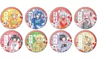 全8種セット 「戦姫絶唱シンフォギアXV 缶バッジ 18.晴れ着Ver.(レトロアートイラスト)」