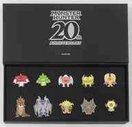 Set Pin Set A "CAPCOM CAFE× Monster Hunter 20 th Anniversary"