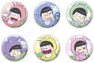 6-Type Set "Pazumatsu-san Easter Series Trading metal badge"