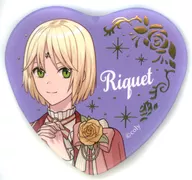 Rique : "Wizard's Promise in Namja town - Wizard's Rose Garden - Heart metal badge Collection"