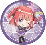Nino Nakano "The Quintessential Quintuplets ∞ × Nakano-ku 5th anniversary Glitter metal badge Box B (SD)"