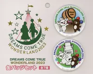 DREAMS COME TRUE metal badge 2-piece Set (Hokkaidō) "DREAMS COME TRUE WONDERLAND 2023, the strongest mobile amusement park in history" Sega UFO Catcher Online Only