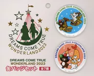 DREAMS COME TRUE徽章2个SET(爱知县)"史上最强的移动游园地DREAMS COME TRUE WONDERLAND 2023>Sega UFO捕手在线限定