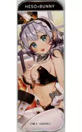 鉢人イラスト おへそVer スクエア缶バッジ 「DMMスクラッチ! へそ×バニー」 D-6賞