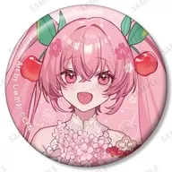 Sakura Miku (cara arriba) "Sakura Miku Sakura Party ver. Art by Shugao Trading metal badge"