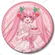 Miku Sakura (metade) "Sakura Miku Sakura Party Ver. Art by Shuga Trading Can Badge"