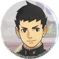 Ryunosuke SEIHODO "Great Ace Attorney x Asakusa Hanayashiki Original metal badge (Character Chief)"