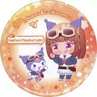 Shizuka Kaminarimon × Kuromi "Hoshijishi Telépata × Sanrio Character Stars POP UP STORE in MARUI Blind metal badge"