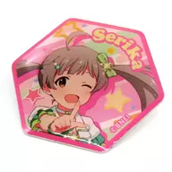 HAKOZAKI HOSHIEKA DESIGN ORIGINAL PIN EMBLEMA "Idolmaster MILLION LIVE! Starlight Melody× Koikeya Pochi Top Set" Privilégio incluído