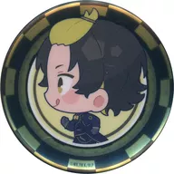 Hachiraku Mawari (Mini Character) "Blue Rock Casino Dealer Trading Metallic metal badge"