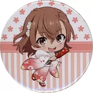 Misaka Bikin Kimono Mini 75 mm metal badge "Demarquía Hikido To Aru Kagaku no Railgun T Misaka Bikin Birthday Vote Demarquía 2024" Premio D-7