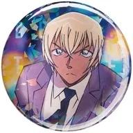 Toru Amuro (Citylights) Hologram metal badge "CASE CLOSED"