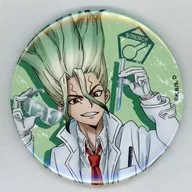 Ishigami Chikuwa A75mm metal badge "KUJI Hikido Dr. STONE Online KUJI Club" D-1 Prize