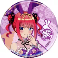 Nino Nakano "The Quintessential Quintuplets Transformed into a Japanese Bunny? in TSUTAYA Trading metal badge Japanese Bunny ver."