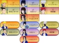 全14種セット 「NARUTO-ナルト- 疾風伝 うちはサスケ バースデーフェア in アニメイト 描き下ろし トレーディングアクリルネームプレート ＜うちはサスケ バースデーver.＞」