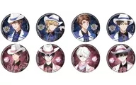 8 kinds set "The Thousand Musketeers : Rhodoknight Hologram metal badge (57 mm) 03. Vol. 2 (official illustration)"