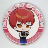 Cpt Deformed metal badge A "Crazy Raccoon×GiGO Collaboration Cafe"
