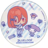 Chigiri Hyoma × My Melody (versión normal) "Blue Rock × Sanrio Character Cotters PremiumShop metal badge Mini Character versión"