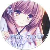 Sayara Yanaze 57 mm metal badge "PS4/Switch Soft Arcana アルケミア" Joshin Purchase benefits
