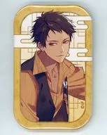 Genba Rectangular metal badge "Maru KUJI Olympia Soiree Calendar 2021 ver." Middle blessing 02