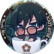 Rin Itoshi (Mini Character) "Blue Rock Kalita Drip Time Trading Metallic metal badge"