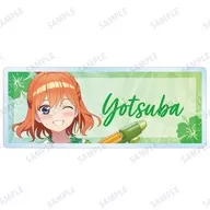 中野四葉(羅馬字)"五等分的新娘about Animate博覽會新插圖夏威夷衫ver.交換式壓剋力名牌>