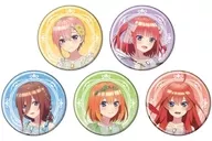 全5種セット 「五等分の花嫁∽ 缶バッジ 04.本の守り人ver.(描き下ろしイラスト)」