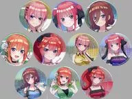 全10種セット 「rockin’star×五等分の花嫁∽ POP UP SHOP in AMNIBUS STORE rockin’starコラボ 描き下ろし ロックアイドルver. トレーディングホログラム缶バッジ」