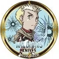 "TRIGUN Maximum ×Chugai Grace Cafe Trading metal badge Drawing Down Mini Character Ver." by Millions ナイブズ (Glitter)