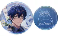 Leos Vincent metal badge 2-Type Set "Virtual YouTuber Ni Jiji Leos Vincent Birthday 2024"