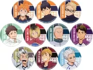 全10種セット 「ハイキュー!!アニメ10周年記念展 全感覚EXHIBITION 缶バッジコレクション＜10周年記念展描き下ろし＞」