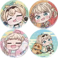 4-type set "Virtual YouTuber Hololive Kazumasa Iroha activity 2nd anniversary Random metal badge"