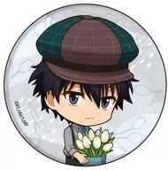 "metal badge Yukoku no Moriarty 09. Mini Character Illustration".