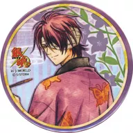 Takasugi Shinsuke 75 mm metal badge "Gintama × Ijwarudo Kacho Fugetsu Takasugi Shinsuke" Mini Game Kacho Award