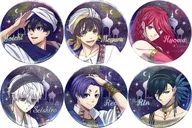 Conjunto de 6 tipos "Blue Rock Trading Hologram metal badge Arabian ver."