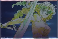 Templo de Kanroji Mitsuri (katana) "Kimetsu no Yaiba World Tour 2024 ufotable making animation templo de Kanroji Mitsuri & Shitetsu Muichiro metallic random metal badge"