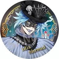 Idia Shroud "Disney Twisted Wonderland Trading Aurora Metal metal badge Masquerade Dress Ver."