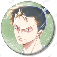 リューマ (B) "MONSTERS 103 Jo Hiryu Jigoku Trading Ani-Art aqua label metal badge"